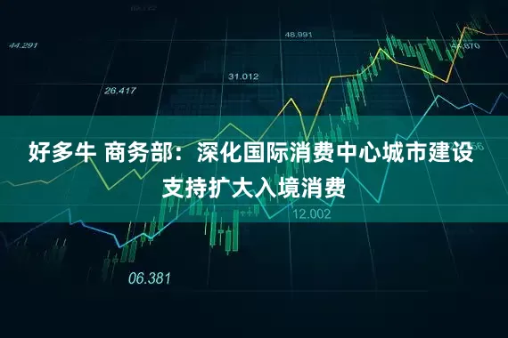 好多牛 商务部：深化国际消费中心城市建设 支持扩大入境消费
