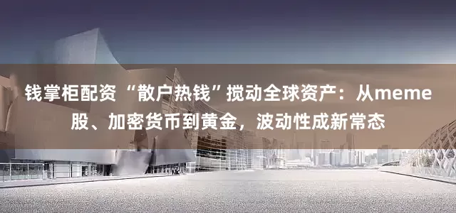 钱掌柜配资 “散户热钱”搅动全球资产：从meme股、加密货币到黄金，波动性成新常态